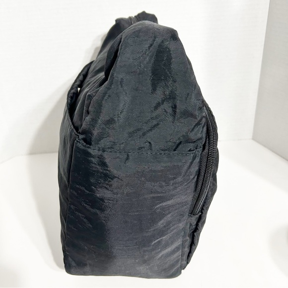 Baggallini Black Zip Closure Pocket Hobo Crossbody Adjustable Strap Travel Bag - Picture 5 of 16